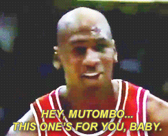 sexyyuglyy:  Dikembe Mutombo: “I bet you can’t make it with your eyes closed.” 