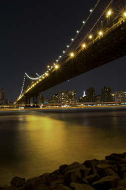 ata-raxie:  Indecent Exposure: Manhattan Bridge by Patrick Santucci 