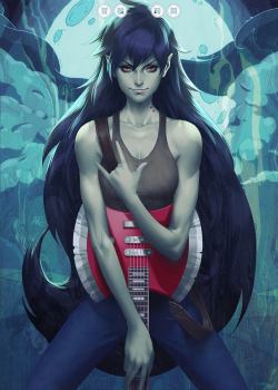 pixalry:  Marceline - Created by Stanley Lau  Check out more of his artwork here. You can also find more of his work on his Website or Tumblr. 