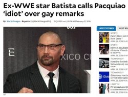 seaofolives: darkarfs: Big Dave. One of the good ones.   guys batista is honestly one of the greatest human beings alive ude 