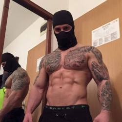 serbian-muscle-men:  Tattooed Serbian men 