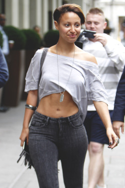 dark-details:  mrcheyl:  papaabsurd:  mrcheyl:  lipsticklicked:  who is this?!  Amelle Berrabah  She ain’t even famous, people just following her around because well… look at her  Amelle Berrabah (born 22 April 1984) is a British singer, of Moroccan