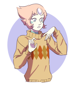 venidel:  &ldquo;Like this?&quot; Pearl looks adorable in the sweater from Maximum Capacity.