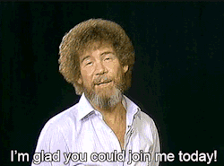 lushusbabygirl:  yourseconddaddy:  sagansense:  jessehimself:  Bob Ross  Follow this up with melodysheep’s tribute to this man - “Happy Little Clouds”. Mr. Ross was responsible for much of the inspiration regarding my foray into art as a child.