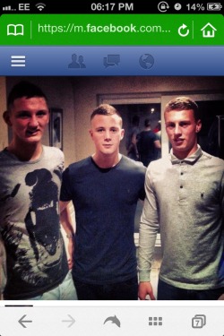 facebookxrated:  Three best mates had these on holiday not sure who’s who but its these lads