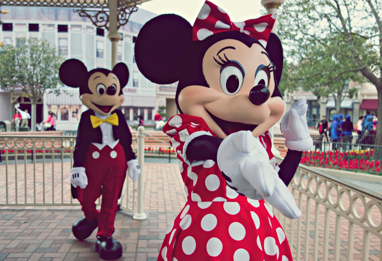 Mickey and minnie disneyland