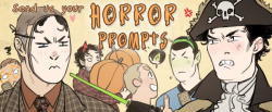 belladonnaq:  belladonnaq:  Hey guys~  Reapersun and BelladonnaQ are looking for some of your prompts for Halloween, again! Last year we did the Halloween prompt-fest and it was a lot of fun, so we are looking to collect your prompt ideas for art and