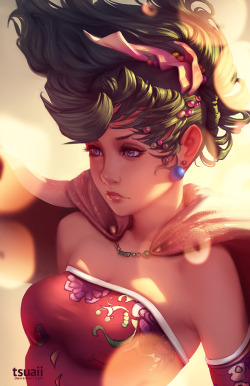 tsuaii:Terra from Final Fantasy VI. I tried some new methods for this one, I’ll try to use them better next time