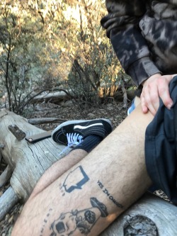 lovehairyteenguys:  Love fuckin in the woods.  A successful day of cruising 