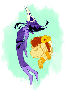 influentialartisteh:  Tuesday 2/14: Favorite romantic relationship between women / The Gaia Sash    Sloan and Hurley from the adventure zone, love those wild son of a guns :)))   ((its transparent)) 