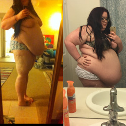 ssbbwgianna:  My gain over the last two years!CHECK OUT MY PORN! do not remove caption when reblogging 