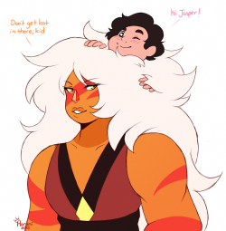 princessharumi:  i wanted to doodle steven and the big mom ~   I really want Jasper to reform too &gt; .&lt;