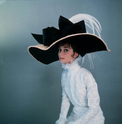 theswinginsixties:  Audrey Hepburn in â€˜My Fair Ladyâ€™, 1964. 