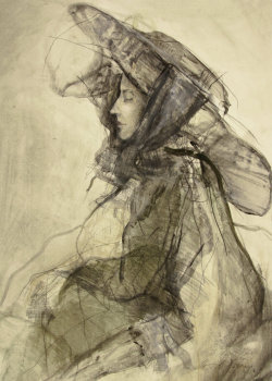 crossconnectmag:  Paintings by Ute Rathmann         “Degas is one of the artist’s that has influenced Berlin-based Ute Rathmann, whose stunning drawings of the human form are in many international collections. Inspired by old masters such as