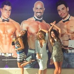 meanwhileinvegas:  Yes we went to #chippendales and loved every second of it😳👍🏼 #aimhigh #vegas by courtspritzer http://ift.tt/1NjbW9a   Damn she got some cleavage going.