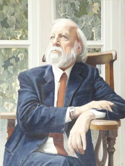 mrdirtybear: ‘William Golding’ as painted by Norman Charles Blamey (1914-2000). William Golding (1911-93) was the much feted author of ‘Lord of The Flies’, his first novel published in 1954. His last novel ‘The Double Tongue’ was published
