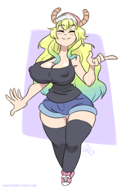 inkstash: quantumsmut:  A quick Lucoa drawing tonight.  A reblog from my new blog! Back to drawing regularly!  &lt; |D’‘‘‘