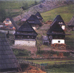 dahliafyodorovna:  Mountain village Umoljani, Bosnia. Photo by G.Sikimić Taken from the book “Socialist Republic of Bosnia &amp; Herzegovina, Offprint from the 2nd (II) edition of the Encyclopedia of Yugoslavia, 1983” 
