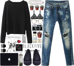 aexno:  DO YOU WANT TO BE FASHIONABLE? WITH AMAZING PRICES? Visit  BLACKFIVE. They have a wide variety of styles and their products are made from amazing quality. black sweater   |   ripped jeans   |   platform shoes SHOP NOW!!free shipping