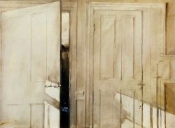  Andrew Wyeth - Open and Closed (1964)