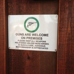 45-9mm-5-56mm:  pgarvin:  This is posted right outside the front door at #Sturgis Coffee Company #OhHellYes #loveTheWest #FuckYeah      (via TumbleOn)
