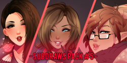 Subdraw pack #5 is up in Gumroad!