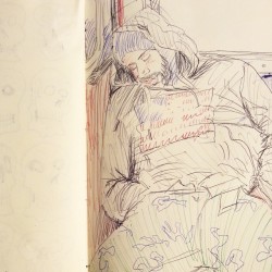 If you fall asleep on the T, that&rsquo;s like inviting people to draw you.