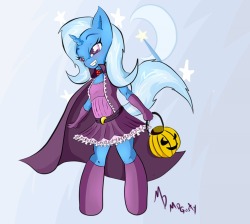 Trick or Treat Trixie all dressed up as a Magical Girl.