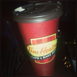 Late night #TimHortons run. #TimmyHoes (at Tim Hortons)