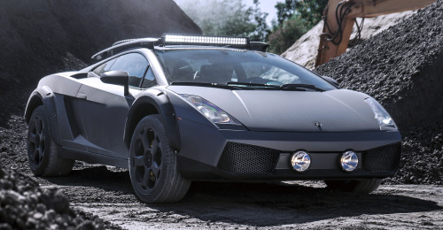 carsthatnevermadeitetc: Lamborghini Gallardo Offroad, 2004. A one-off modified V10 all wheel drive Gallardo that is for sale in Holland sales listing 