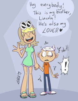 chillguydraws: garabot: No, Leni, NO! She means like her and her brother love each other, right? It’s totally normal, platonic love, right? Guys?! 