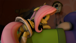 fruitymilkstuff:  Fluttermaid The sun has set, the Ponies are asleep, time for some late night Flutterbutt under the glow of a bright candle (Seriously that’s a friggin’ bright candle)! Also she’s too decent, right? Why would she cover herself like