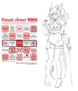barbariank:  W-what do you mean it’s not supposed to help me design armors D:Anything can be a source of inspiration right ? :^)i’ll probably do one or two more bingo later, i love to win at bingo 