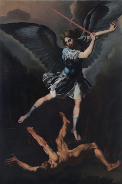 necspenecmetu:  Francesco Cozza. Saint Michael the Archangel Vanquishing the Devil. 1650. 