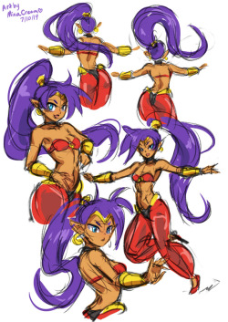   Daily sketch 03 - Shantae  
