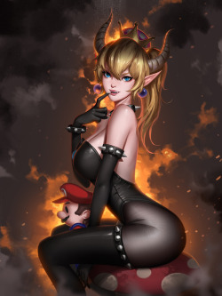 liang-xing: Hi guys! This is Bowsette, Now she is the queen of Internet.I hope you like it. ^_^ Patreon：https://www.patreon.com/liangxing Gumroad：https://gumroad.com/liangxing 