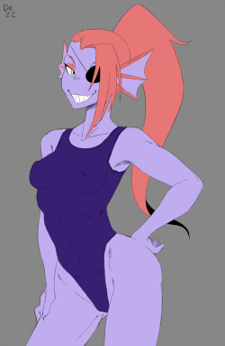 dezzone:  Sorry for all the silence, I’m in the middle of a big bad art block. Here’s a WIP of the first Undyne I’ve drawn in almost 9 months :-0