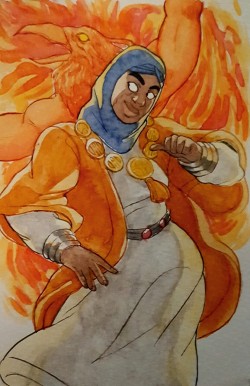 jojosbizarretransgender:  a lovely anon asked me what about trans lady avdol right before i went to camp, and i said “yes very much i like that a lot,” and so now im back from camp and i drew her 