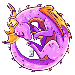 ciphir:  {♚} The most important dragon.Spyro the Dragon © Insomniac Games, and others, (1998)this print available as a sticker for purchase.please do not use or redistribute this work. cheers.commission slots are available, pricing guide is here.