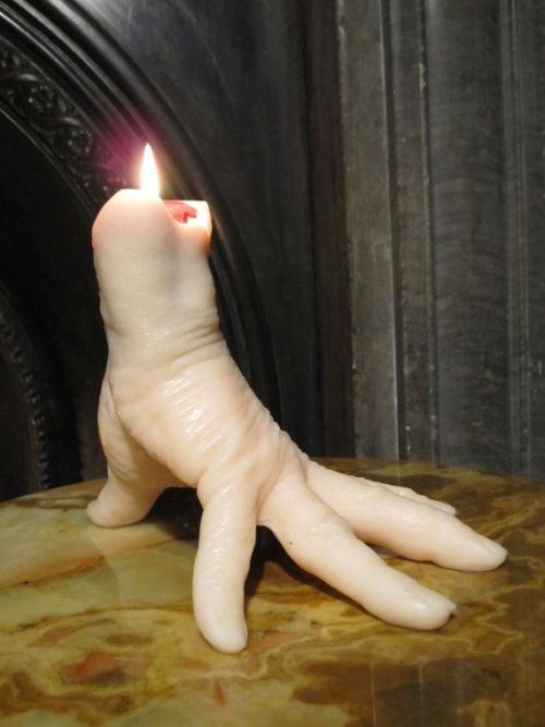 Hawt red candle wax
