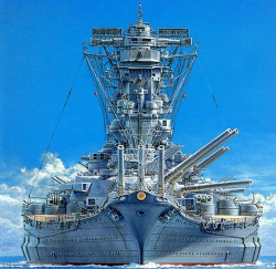 lex-for-lexington:  戦艦 大和: Japanese battleship Yamato.