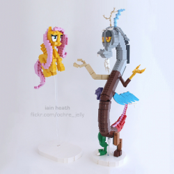 fisherpon:  Keep Calm and Flutter On by Iain Heath  ..aka Fluttercord, aka Discoshy!  I’ve been thinking about doing My Little Pony in LEGO for a long time. But I didn’t want to just create a ‘role call’ of the main characters. Plus most of them