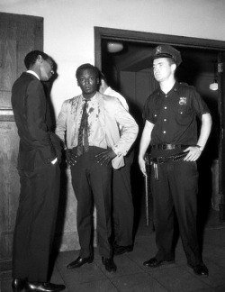Miles Davis covered in blood after an altercation with police &ldquo;Altercation&rdquo; sounds so polite, like it was a mutual thing and not one man getting assaulted by the police. Miles got beat up by the police. The cops assaulted Miles because he