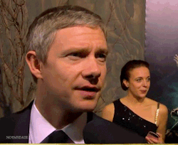 notmydate:  In which the lovely Amanda Abbington suddenly realizes she is photo-bombing her husband’s black carpet interview. We love you, Amanda! 
