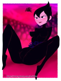 scaitblue-nsfw: While I wait for the new ep…here some ashi Lewd Version only on Patreon   I want T ^T &lt;3 &lt;3 &lt;3