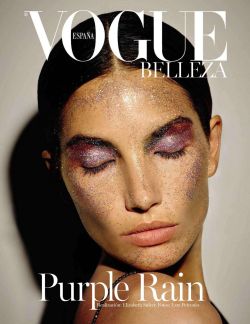 runwayandbeauty:  Lily Aldridge by Ezra Petronio for Vogue Spain Beauty (Cover) January 2016. 