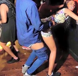 thighetician:  blentmasterflex:  tsunamiwavesurfing:  niggas rawin in the club. bet money he jamaican these niggas can’t be diverted from their “tight pum pum” mission  Wylin 101  Choices 