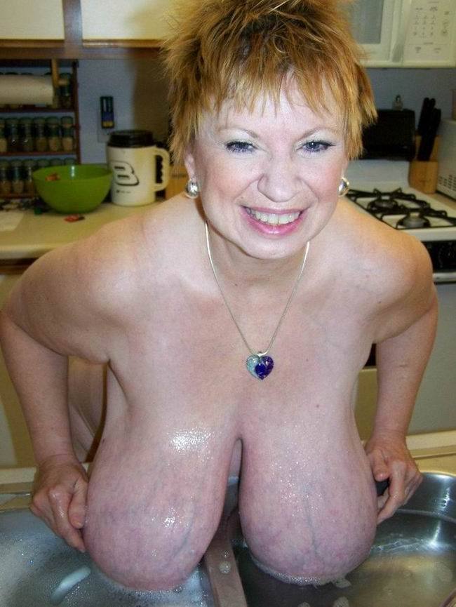 Hot sexy busty granny nude mature naked