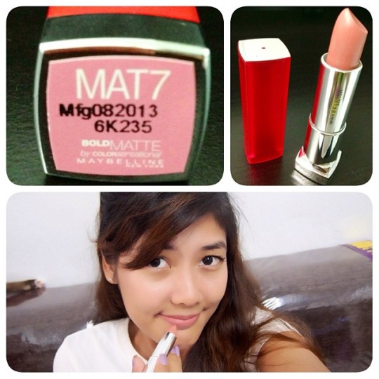 Maybelline Colorsensational Bold Matte in MAT7