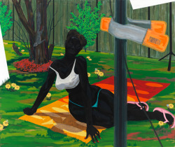 2gothic:Untitled (Beach Towel) - Kerry James Marshall